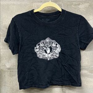 Brandy Melville Black Graphic Tee